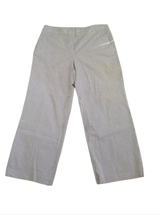 Liz Claiborne Pants - Liz Claiborne Striped Straight Leg Pants.  Size 12